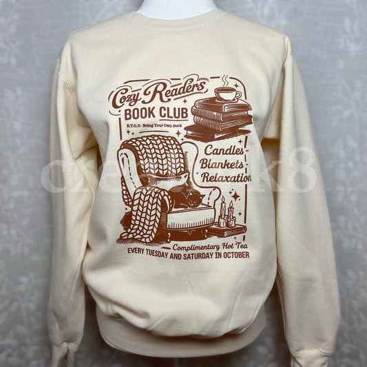 "Cozy Readers" - Pressed Sweatshirt