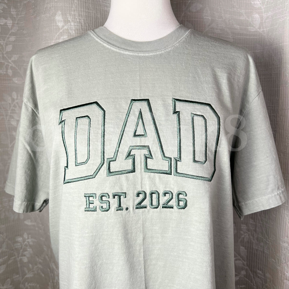 "Dad Est. CUSTOM YEAR" - Embroidered Shirt