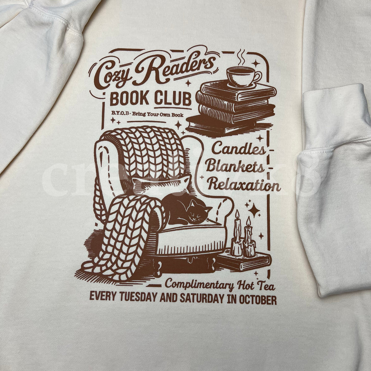 "Cozy Readers" - Pressed Sweatshirt