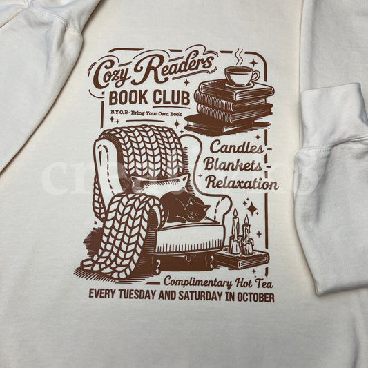 "Cozy Readers" - Pressed Sweatshirt