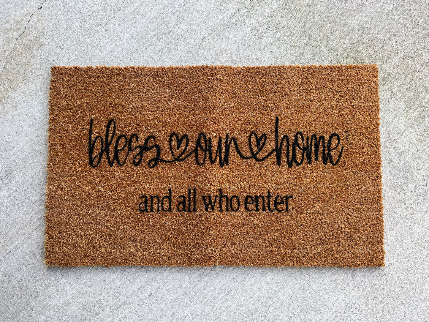 "Bless our Home" - Doormat