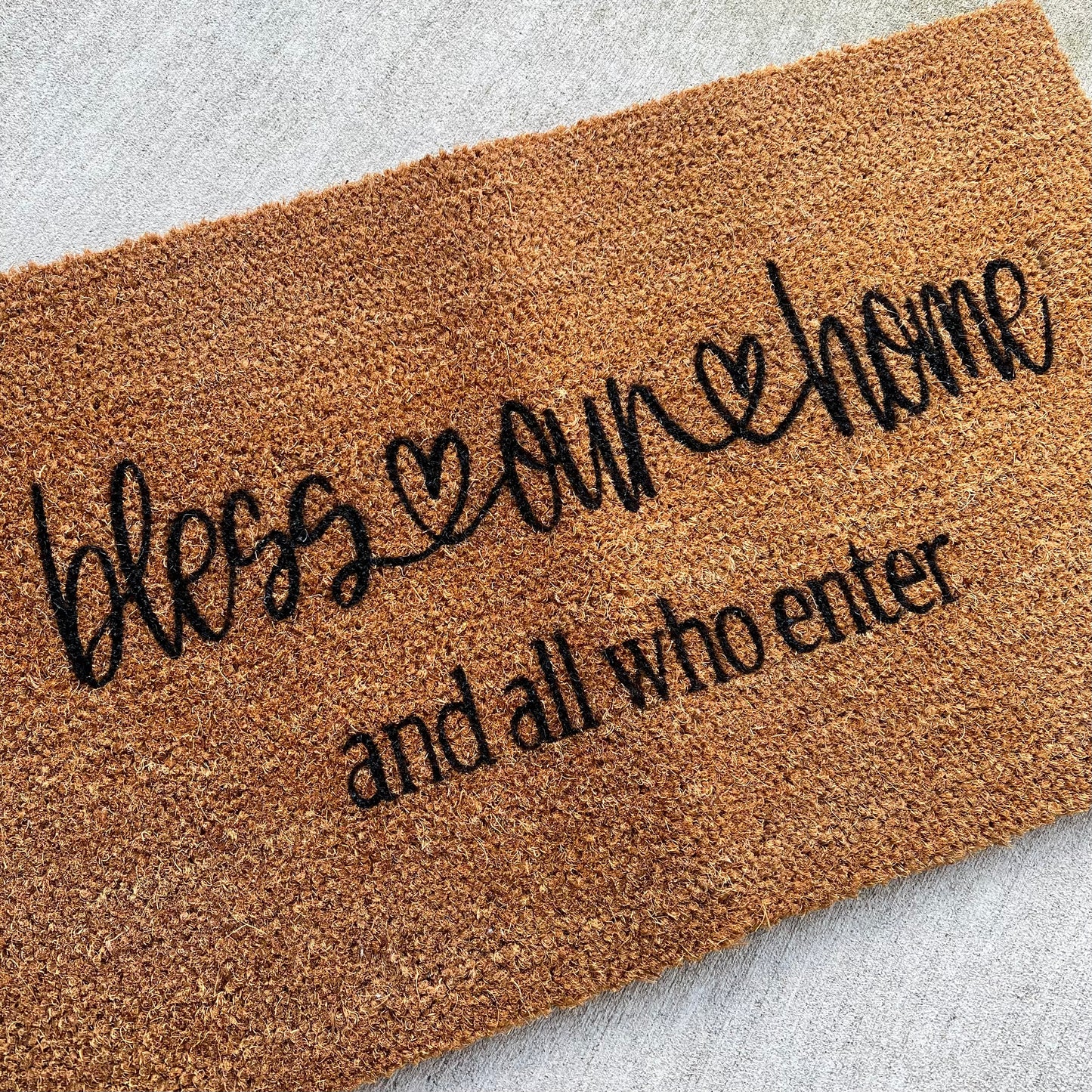 "Bless our Home" - Doormat