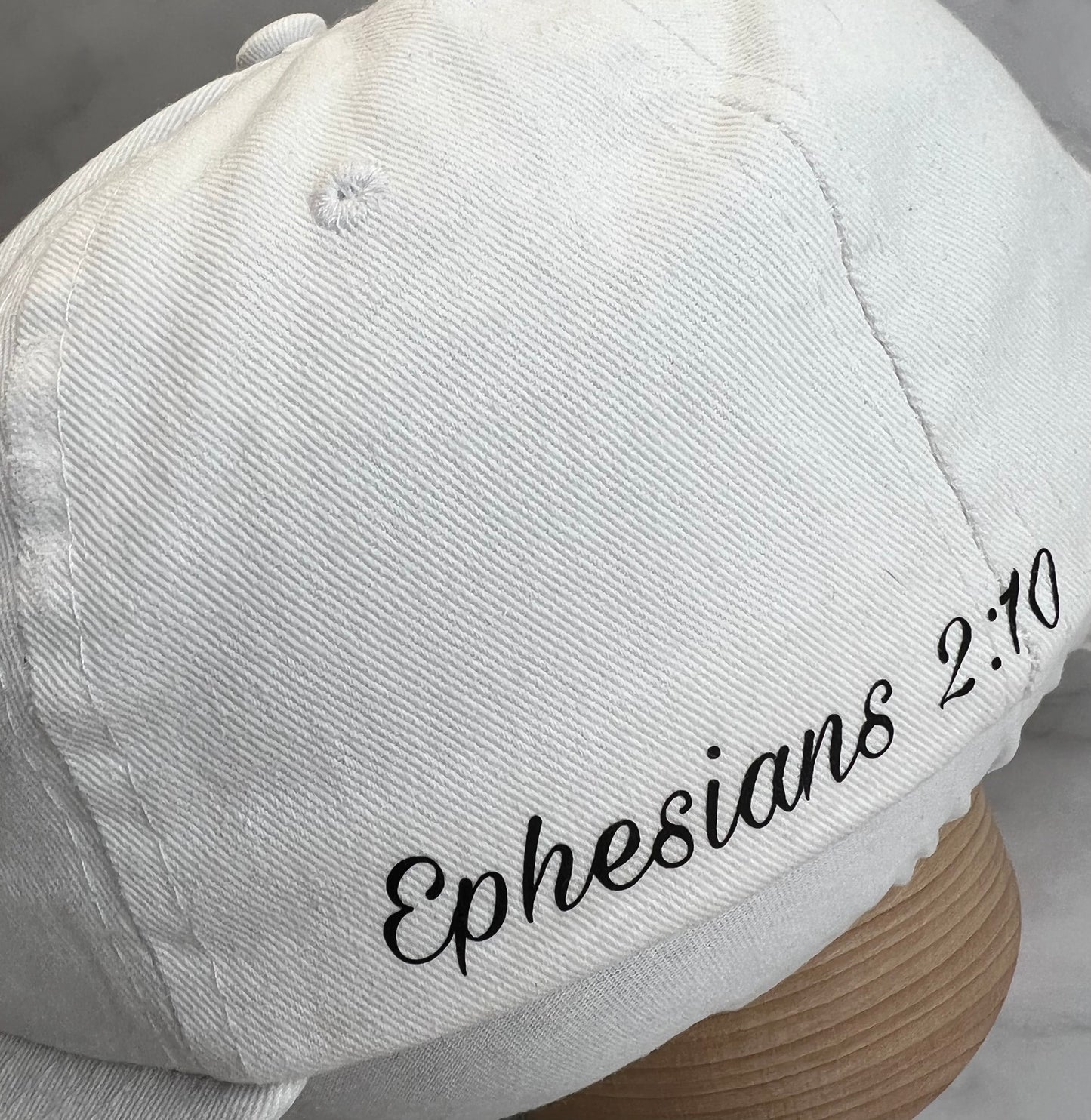 "Created with a Purpose" - Distressed Ball Cap