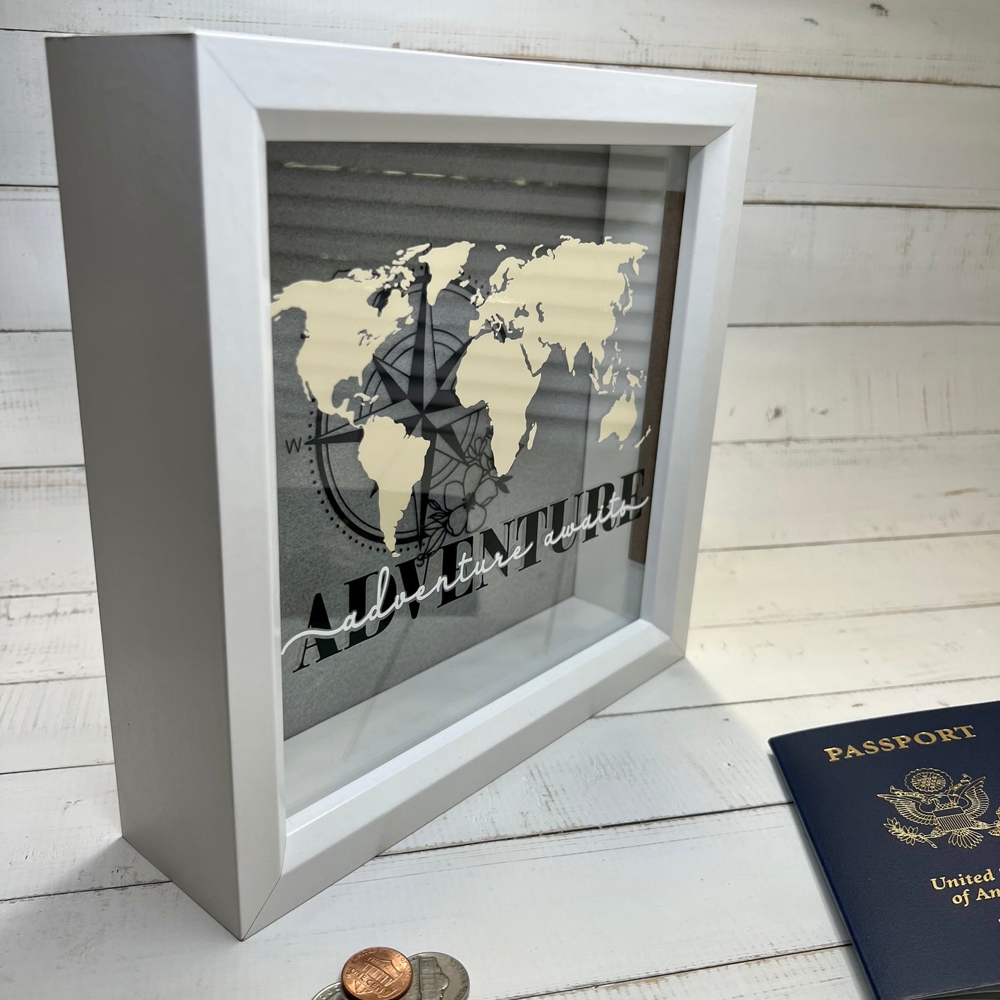 "Adventure Awaits" - Savings Box