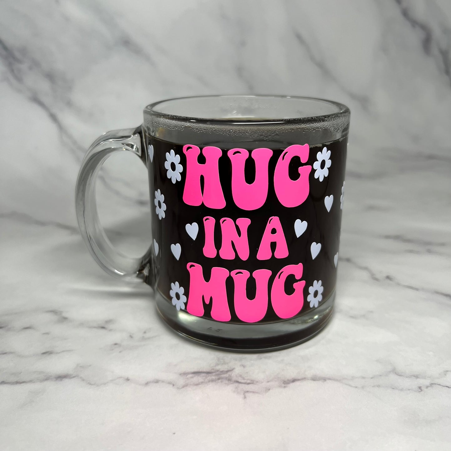 *Color Changing* Hug in a Mug - Glass Mug