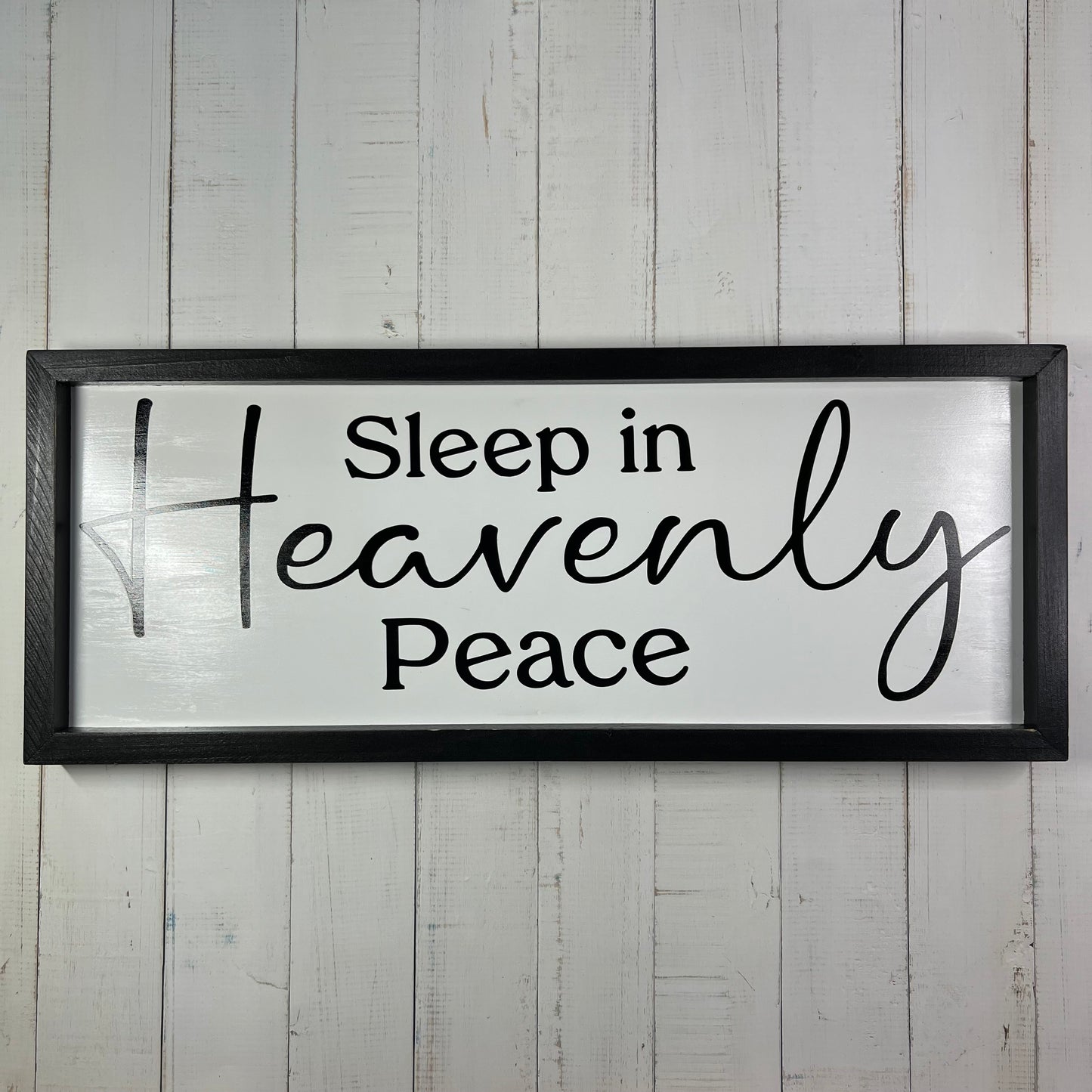 "Heavenly Peace" - Wooden Sign