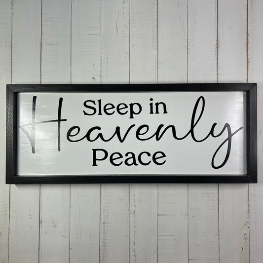 "Heavenly Peace" - Wooden Sign