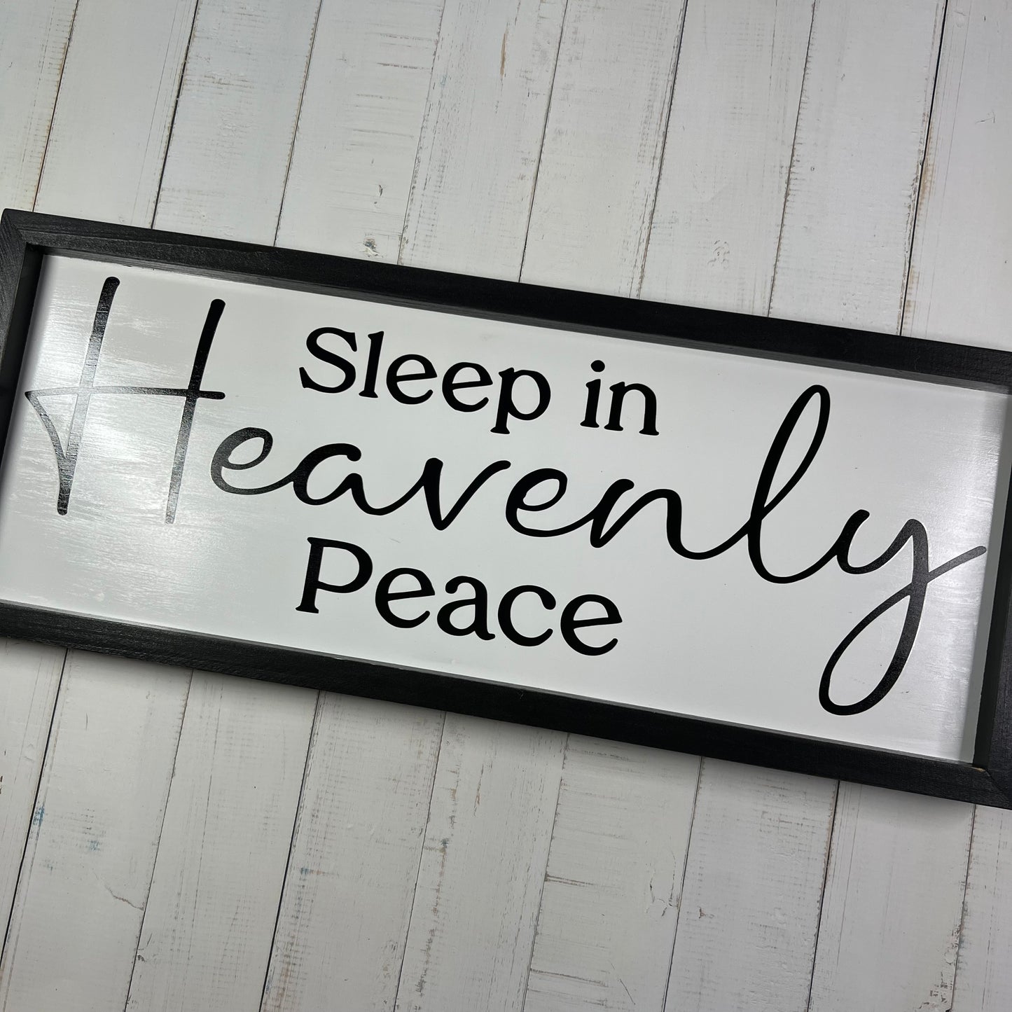 "Heavenly Peace" - Wooden Sign