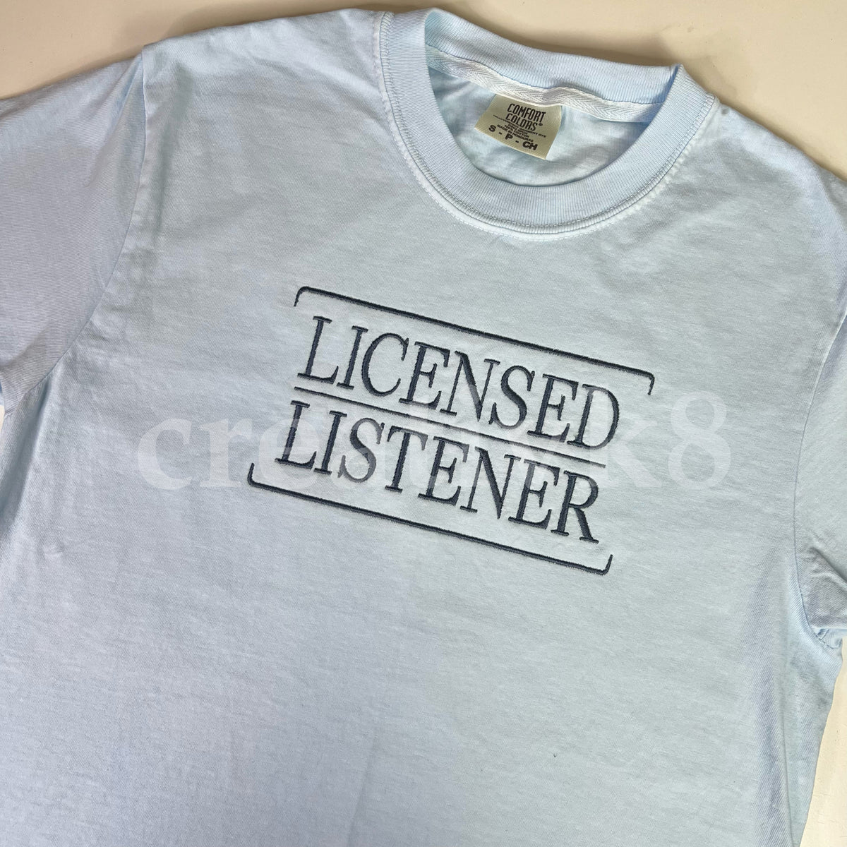"Licensed Listener" - Embroidered Shirt