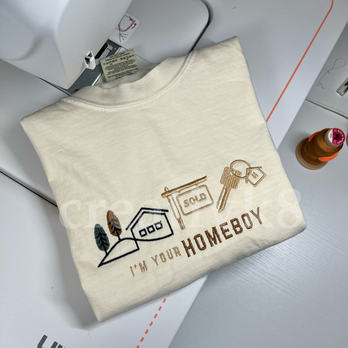"Home Boy" - Embroidered Shirt
